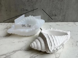 Molde silicona caracol de mar 